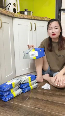 Giấy lau bếp sạch dầu mỡ #xuhuong #telinhhome #giaylaubep #giayuotlaubepdanang 