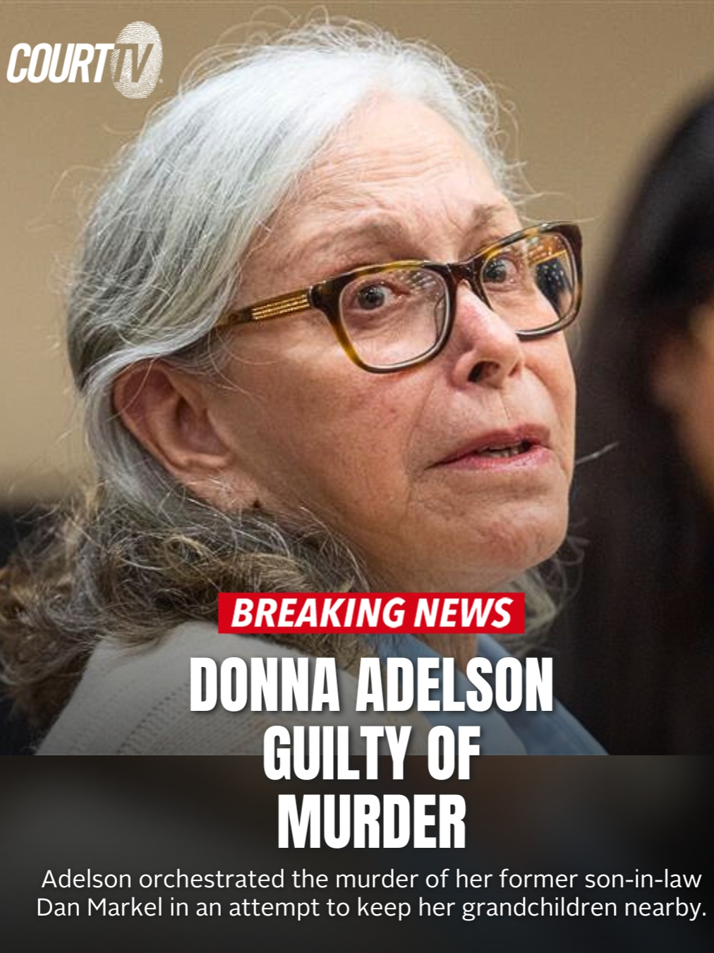 #BREAKING: After more than 3 hours of deliberations, a jury found #DonnaAdelson GUILTY on all counts in the Matriarch Mastermind Murder Trial.   #CourtTV What do YOU think?  #courttvtiktok #courtroom #courtroomdrama #crime #truecrimetok #court #courtcase #truecrime #truecrimestory #crimestory