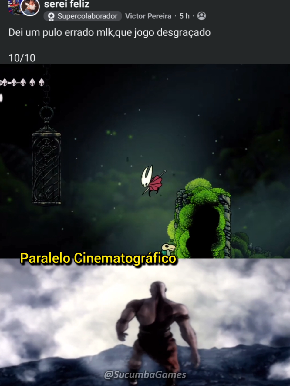 Hollow Knight moment| #hollowknight #hollowknightsilksong #meme #game #games 