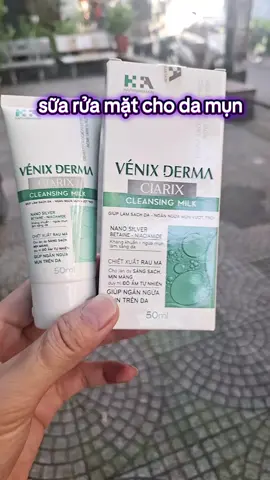 Sữa rửa mặt cho da mụn – VÉNIX DERMA#xuhuong 