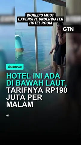 The muraka di maldives hotel termahal di dunia tarif 190 jt per malam... #themuraka #hoteltermahal #hotelbawahlaut