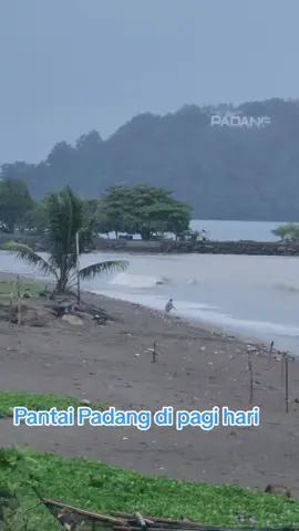 Pantai Padang di pagi hari #fyp #tiktokviral #indonesia #padang #wisata 