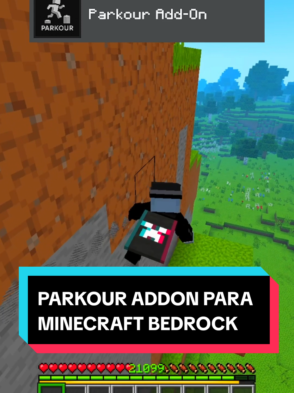 PARTE 77 | addons para minecraft bedrock pt77 PARKOUR ADDON Te presento Parkour Addon, con este addon para Minecraft Bedrock ahora podrás deslizarte, saltar obstáculos, correr por paredes, rodar para esquivar ataques, atacar mientras te deslizas y nadar más rápido. Todo con animaciones fluidas que mejoran el movimiento y la acción en tu mundo de Minecraft. #Minecraft #minecraftbedrock #minecraftaddon #addon #addonsparaminecraftpe 