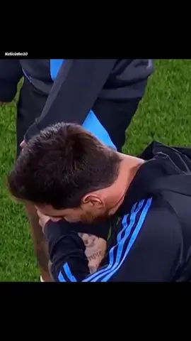 Leo Messi Llorando tras su último partido en Argentina 🥺🇦🇷 #messi#thelastdance#goat#leyenda#goat