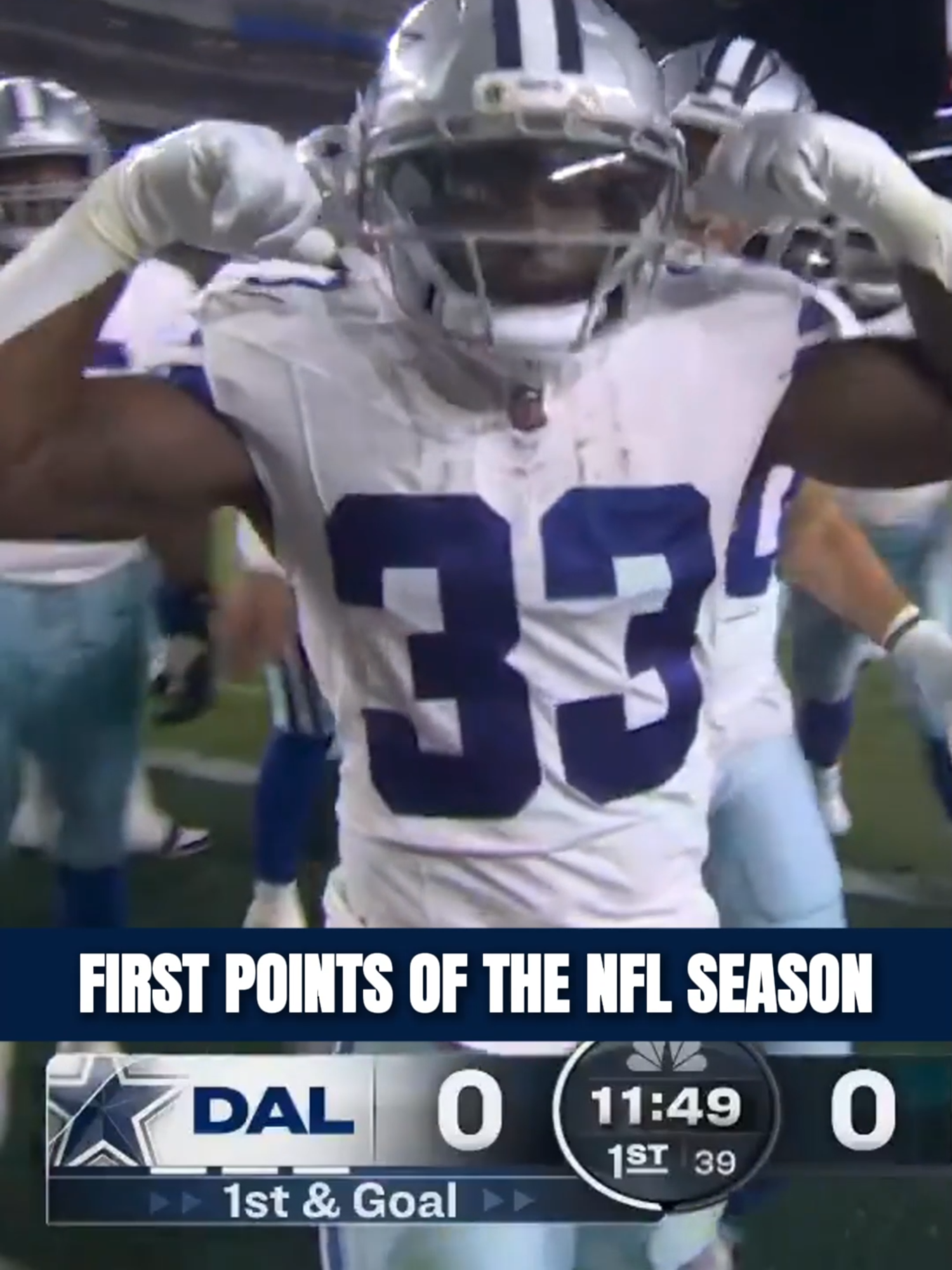 Javonte Williams Scores NFL’s First TD of 2025 🔥 #nfl #nflfootball #nflhighlights #dallascowboys #explorepage