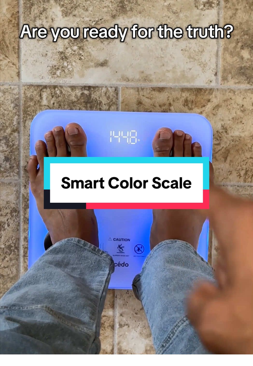 Have the scale tell you if you’re losing weight gaining weight or staying the same by showing you colors to match #weightscale #scale #TikTokShopCreatorPicks 