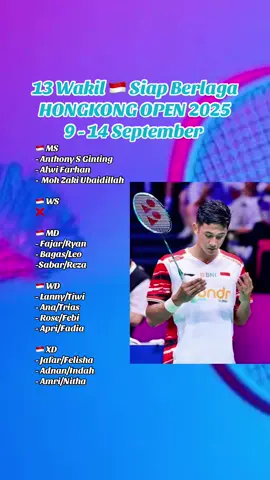 Siapakah yg akan podium di Hongkong Open 2025 ? #badminton #badmintonindonesia #badmintonlovers 