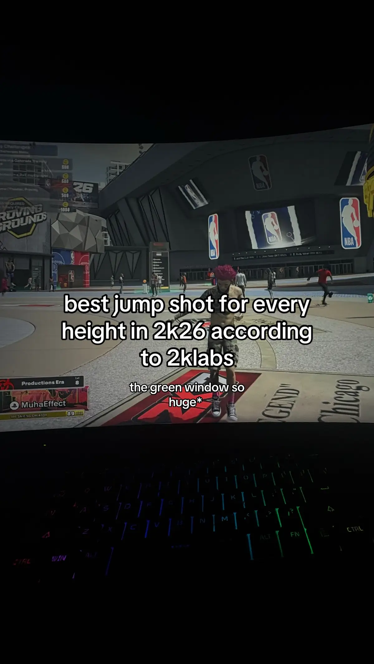 best jumpshot for every build in 2k26  Guard 5’9-6’4✅ Wing 6’5-6’9✅ Big 6’10-7’4✅ #LanguageLearning #2k26 #foryoupage #viral #fyp 