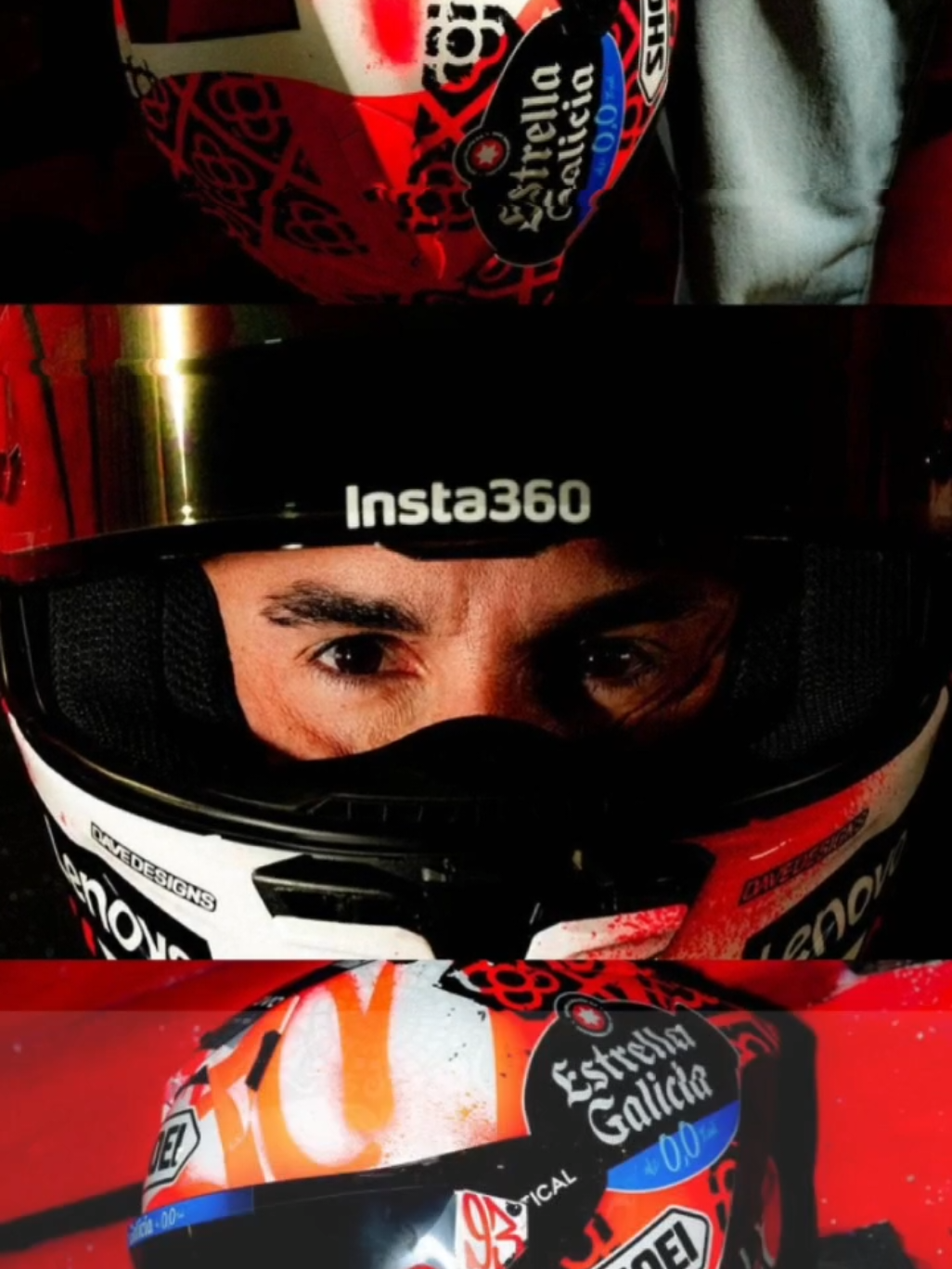Special Helmet In Barcelona🤯😻 #motogp #catalunya #marcmarquez #CapCut 