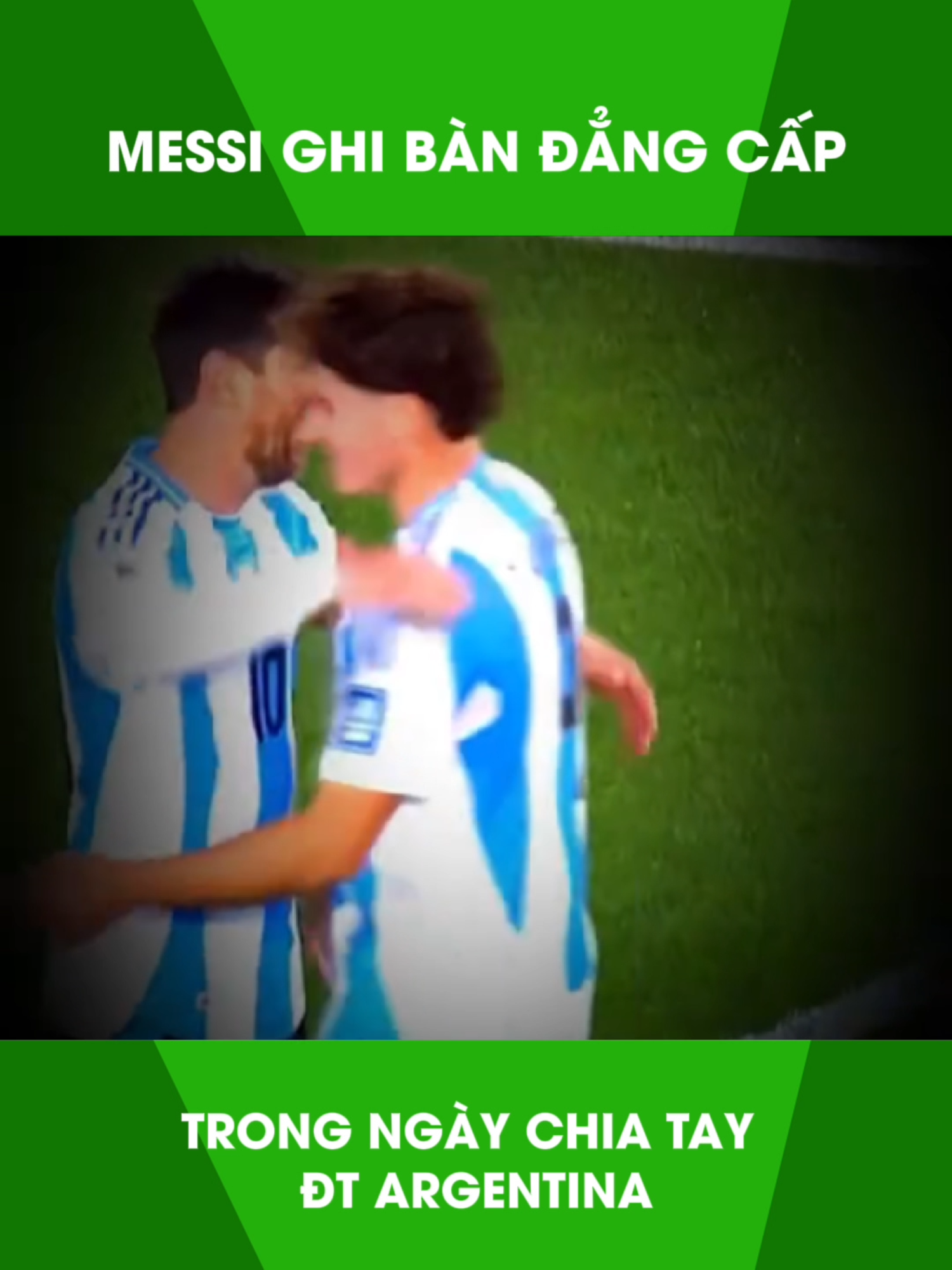 Messi ghi bàn đẳng cấp trong ngày chia tay ĐT Argentina #messi #lionelmesssi #argentina #bongda #xuhuong #trend