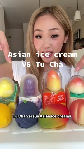 Asian fruit ice cream vs TuCha pastries #dessert #mukbang #asmr #losangeles 
