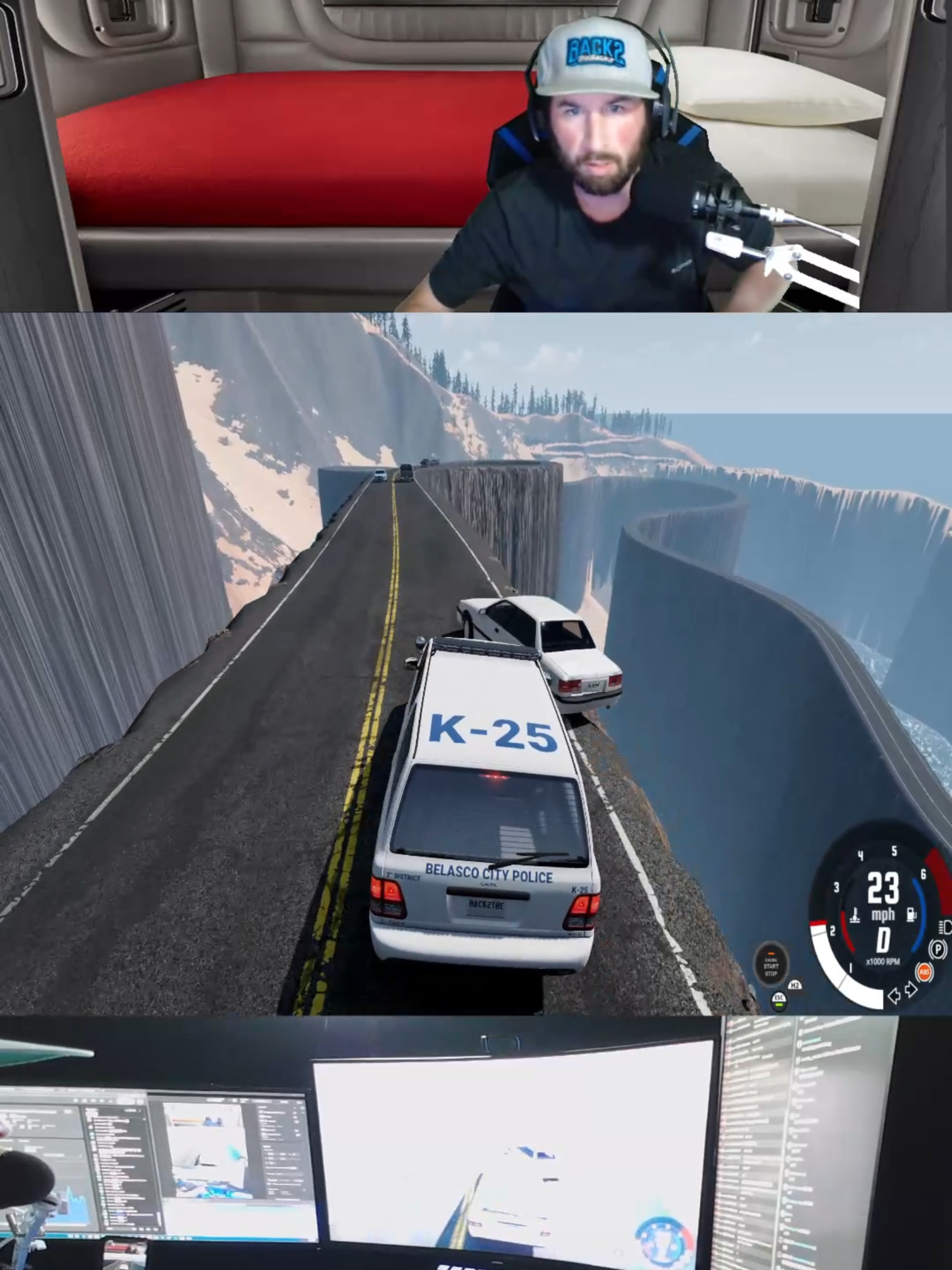He is resisting #cop #cops #funny #gaming #beamng