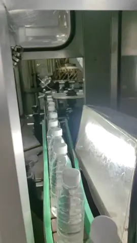 Customer production site, mineral water production line#Fully automatic sleeve labeling machine#Machinery and equipment manufacturing