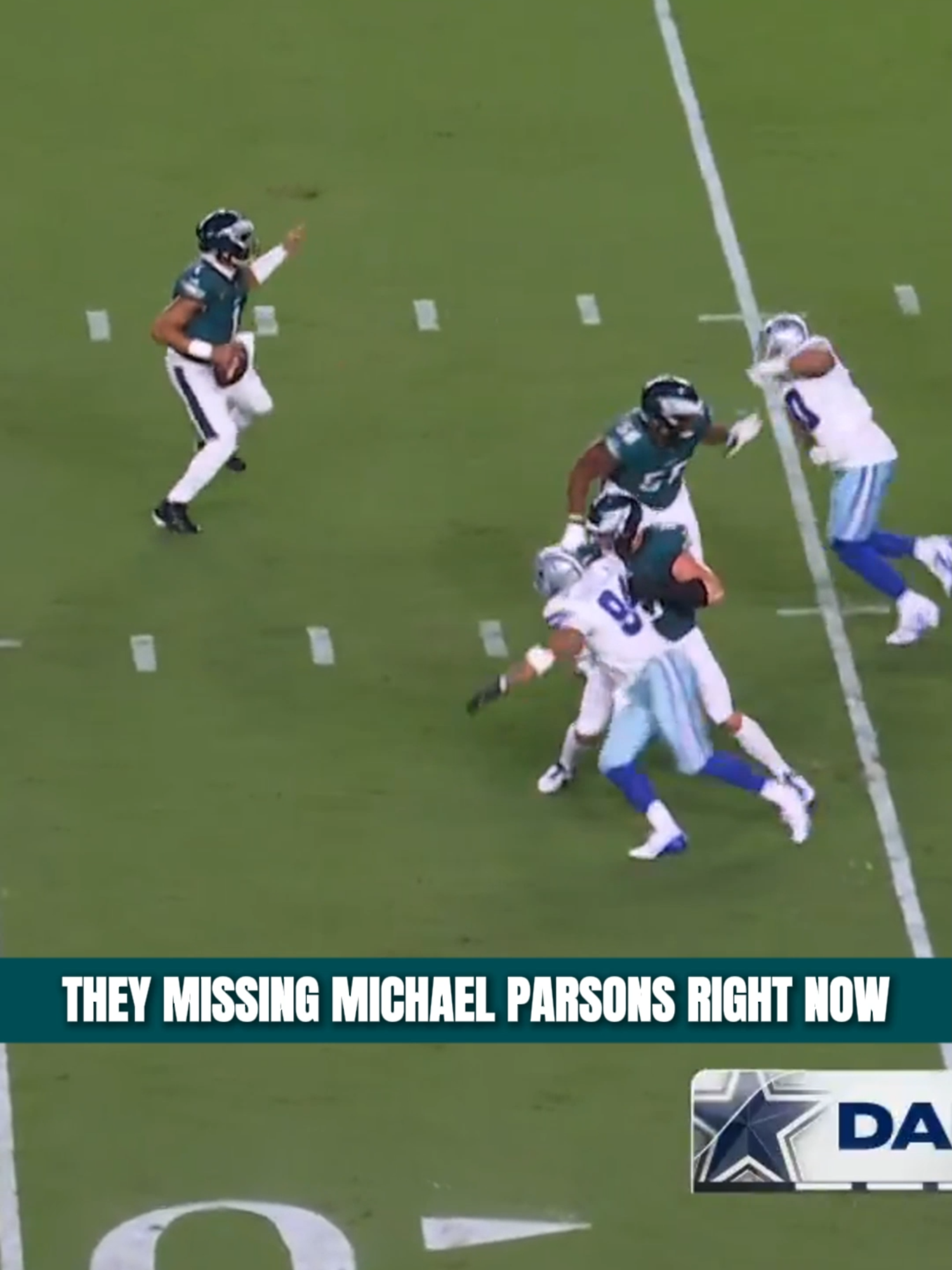 The Cowboys Are Missing Michael Parsons Right Now #nfl #football #nflhighlights #flyeaglesfly #explorepage
