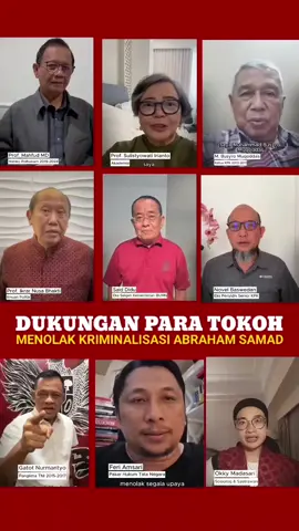 Dukungan Tokoh, Kriminalisasi Abraham Samad, #kriminalisasi #abrahamsamad #feriamsari #gatotnurmantyo 