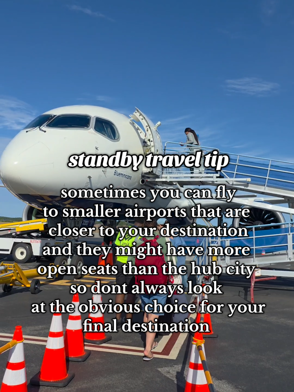 a smart standby travel tip  #standbytravel #nonrevtravel #nonrevlife #traveltip 