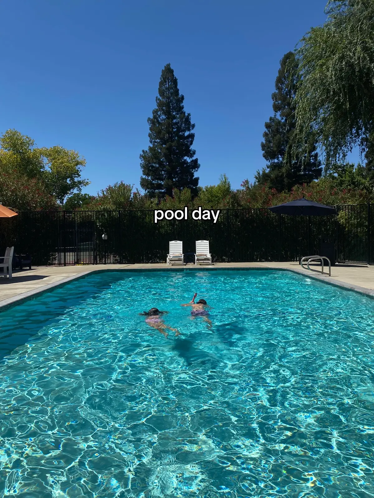 #auntiesoftiktok #pool #swimming #vibes #nieceandnephew 