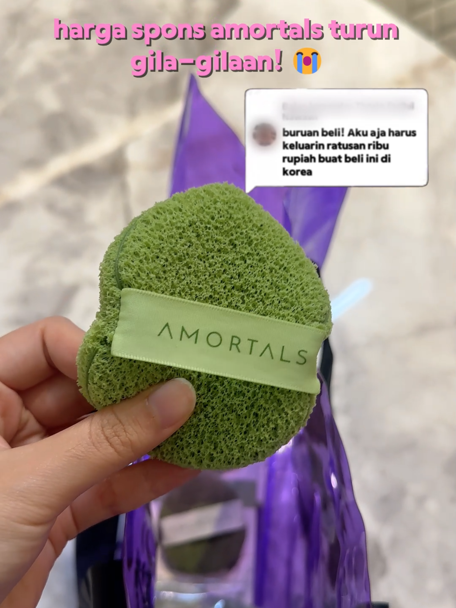 spons cuci muka AMORTALS lagi ada promo spesial harganya jauh lebih murah dari yang dibayar. kalau kecepatanmu cukup cepat dan jadi salah satu dari 100 pembeli beruntung, bisa dapetin diskon eksklusif. wajah bersih setiap hari tanpa ribet. cepat order sekarang#MakeupLover #BeautyOnBudget #CushionMurah #MakeupDaily #SkincareMakeup #glassskin #ance #glowing #glowingskin #natureamaze #cushionviral #cushion #natureamazeessencecushion #natureamazebeauty #loveatthefirstswipe #trending #fyp #fullcoverage #rekomendasicushion #viral