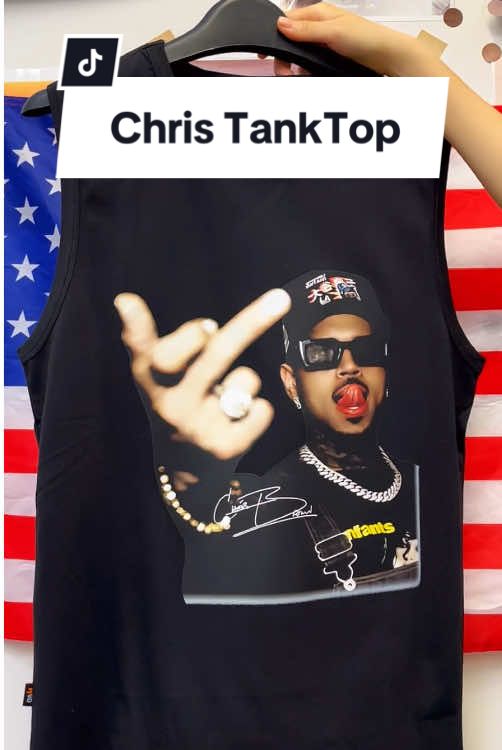 It’s wonderful that he likes this TankTop, the special TankTop for Chris Brown✨🎁 #chrisbrown #chrisbrownofficial #chrisbrownconcert #tanktop #viral