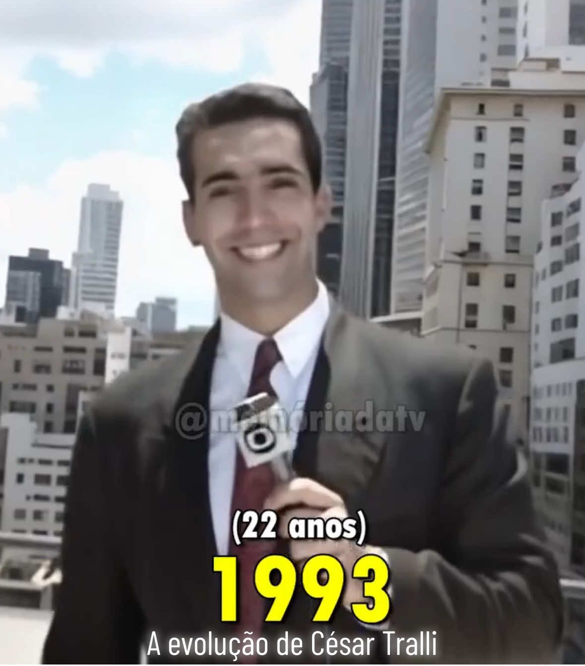 A Evolução de Cesar Tralli (1991 - 2025) #cesartralli #jornalnacional 