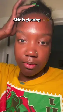 Skin is glowing can’t even lie #fyp #skincare #anuaskincare #glassskinroutine 