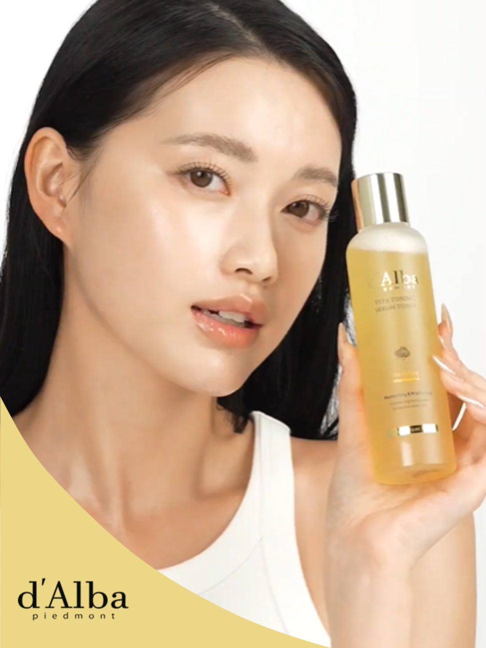 ✨d'ALba Vita Toning Serum Toner x Vi Thanh Lê💕 💛Thấm nhanh, dưỡng ẩm sâu - Chỉ 1 bước!✨ #dalba #dalbavn #serumtoner