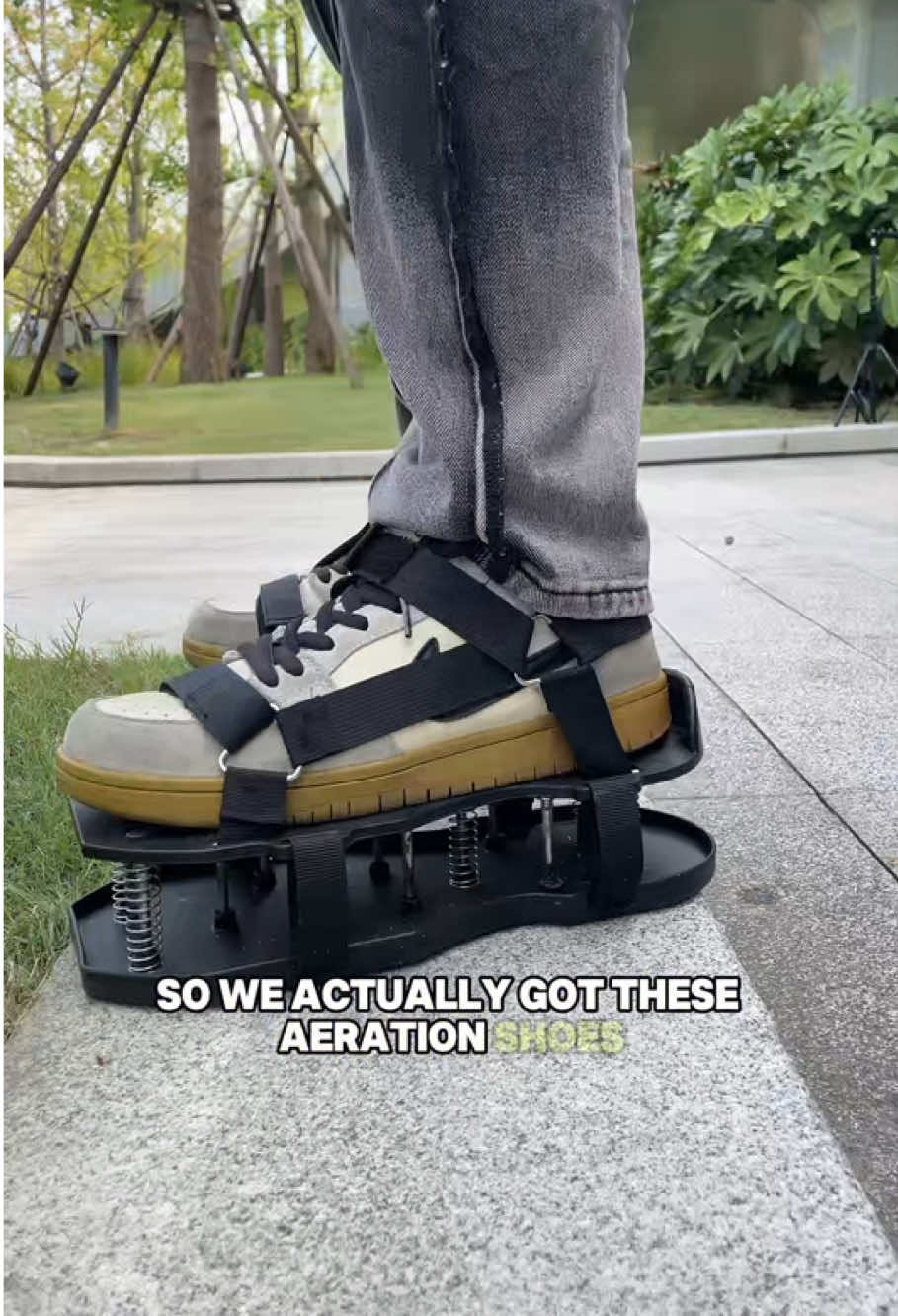 Building dreams, one blade of grass at a time.#lawn #lawncare #aerator #aeratorshoes #rifpod 