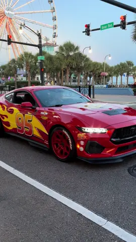 Got to see lightning McQueen this evening and mustang week!!🔥😂 Check out my instagram for more mustang stuff _mustang_lifestyle #mustang #mustangs #mustangfanclub #stangs #americanmuscle                        