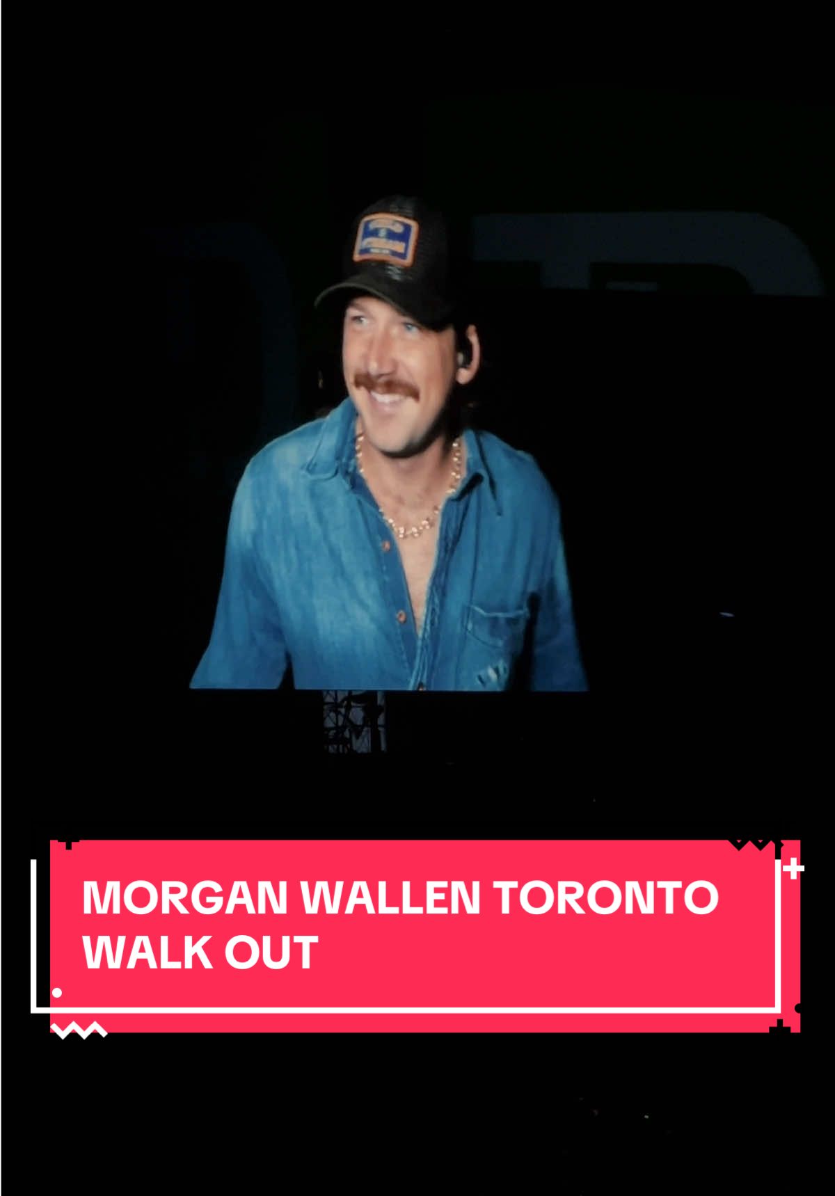 Morgan Wallen’s walk out in Toronto night 1 🤭  #morganwallenconcert #imtheproblemtour 