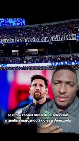 Venezuela vs argentina 3 a 0 con 2 golazos de Messi, quien se retiró de la selección argentina. #messi #venezuelavsargentina #eliminatoriasconmebol #lavinotinto 