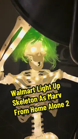 Replying to @Hunted Ghost Productions how’s this?! Walmart Light Up Skeleton As Marv From Home Alone 2 #90s #skeletons #halloween #halloweendecor #90smovies Halloween time, spooky season, Halloween funny moments, skeleton Halloween, Halloween look ideas, top Halloween decoration   ideas, spooky season Halloween, 
