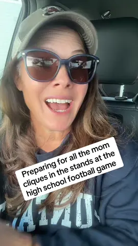 So many mom cliques. Like we are back in high school while watching our high schoolers play. 😩 