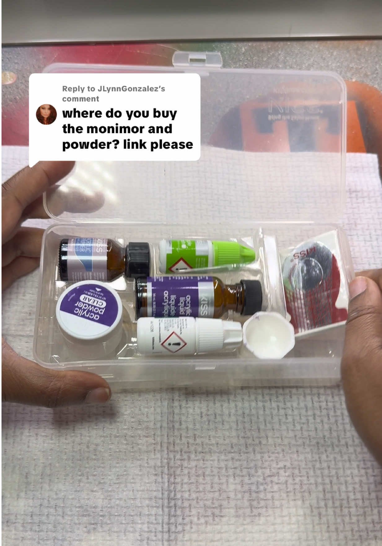 Replying to @JLynnGonzalez Hope this helps ☺️✨🙏🏾 #pressonnails #acrylicnails #nailkit #naildrill #pressonswithacrylic @KISS Nails @HALMAI_official 