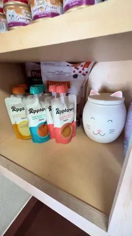 A continuation of my cat pantry restock! 🤩 nice and clean! #catfood #catsoftiktok #catlover #catmom 
