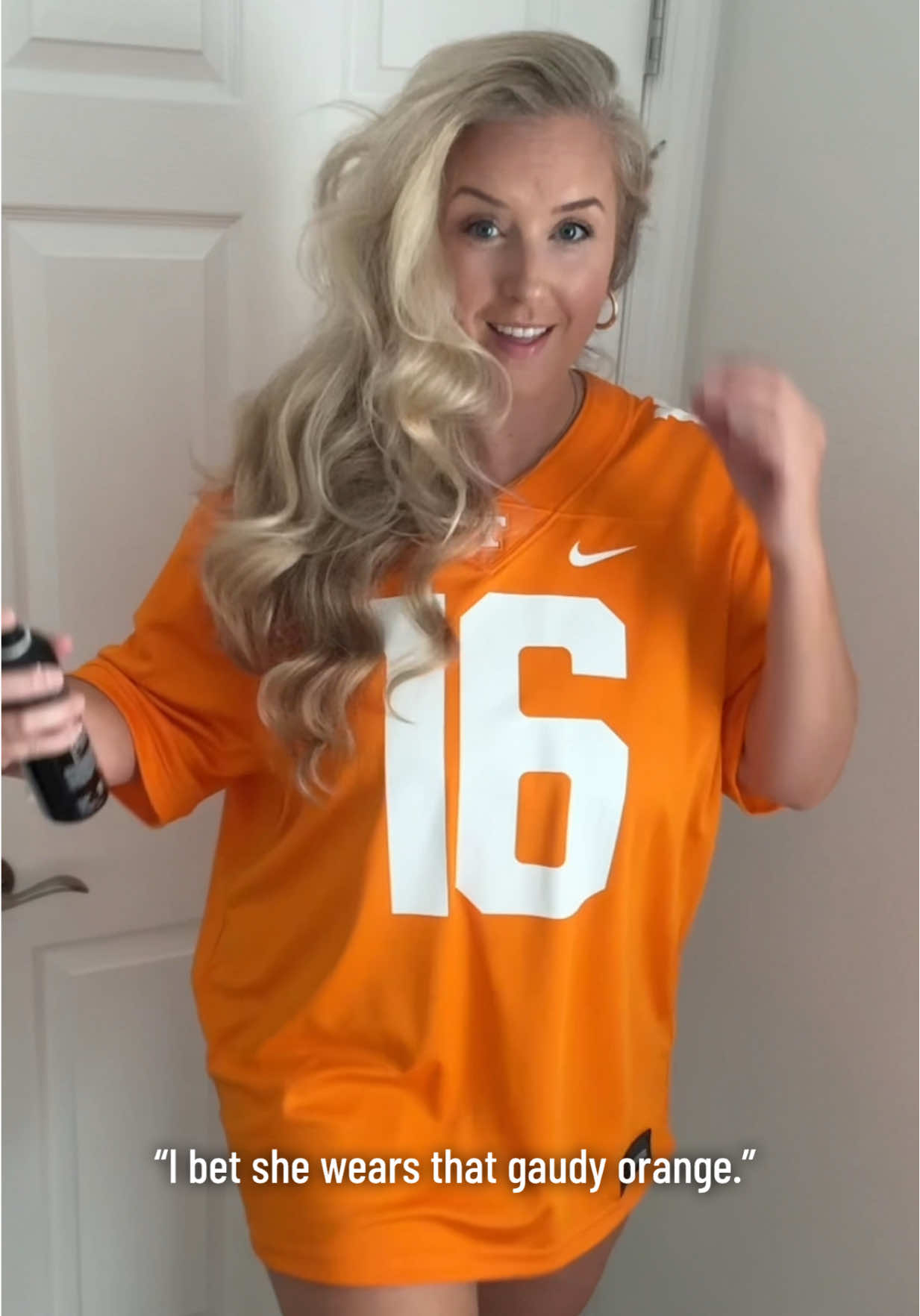 HAPPY BIG ORANGE FRIDAY 🍊🏟️🏈 #govols #tennessee #tennesseevols #vols #bighair 