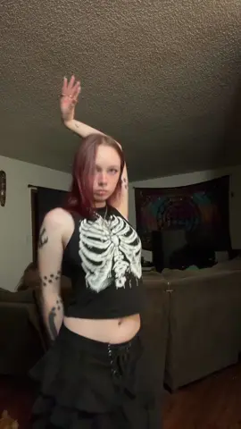 have this vid of me wine drunk dancing lmao... there were two in my drafts and i don't remember taking either one! - #fyp #goth #dance #gothdance #winedrunk 