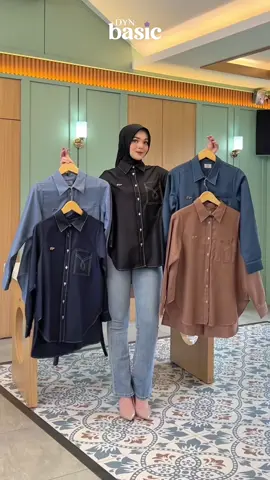 Yuk pilih warnanya sekarang Ladies!😍 #racuntiktok #promoguncang99 #dynclothingline #dynbasic #kemejadyn 