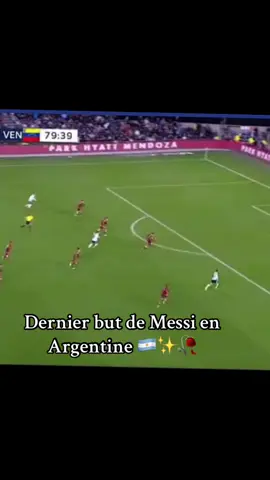 Aujourd’hui Messi à jouer son dernier match à domicile en argentine 🇦🇷 avec deux buts et l’homme du match ✨🥀😔🔟🇦🇷#messi #argentina #footballtiktok #viral 