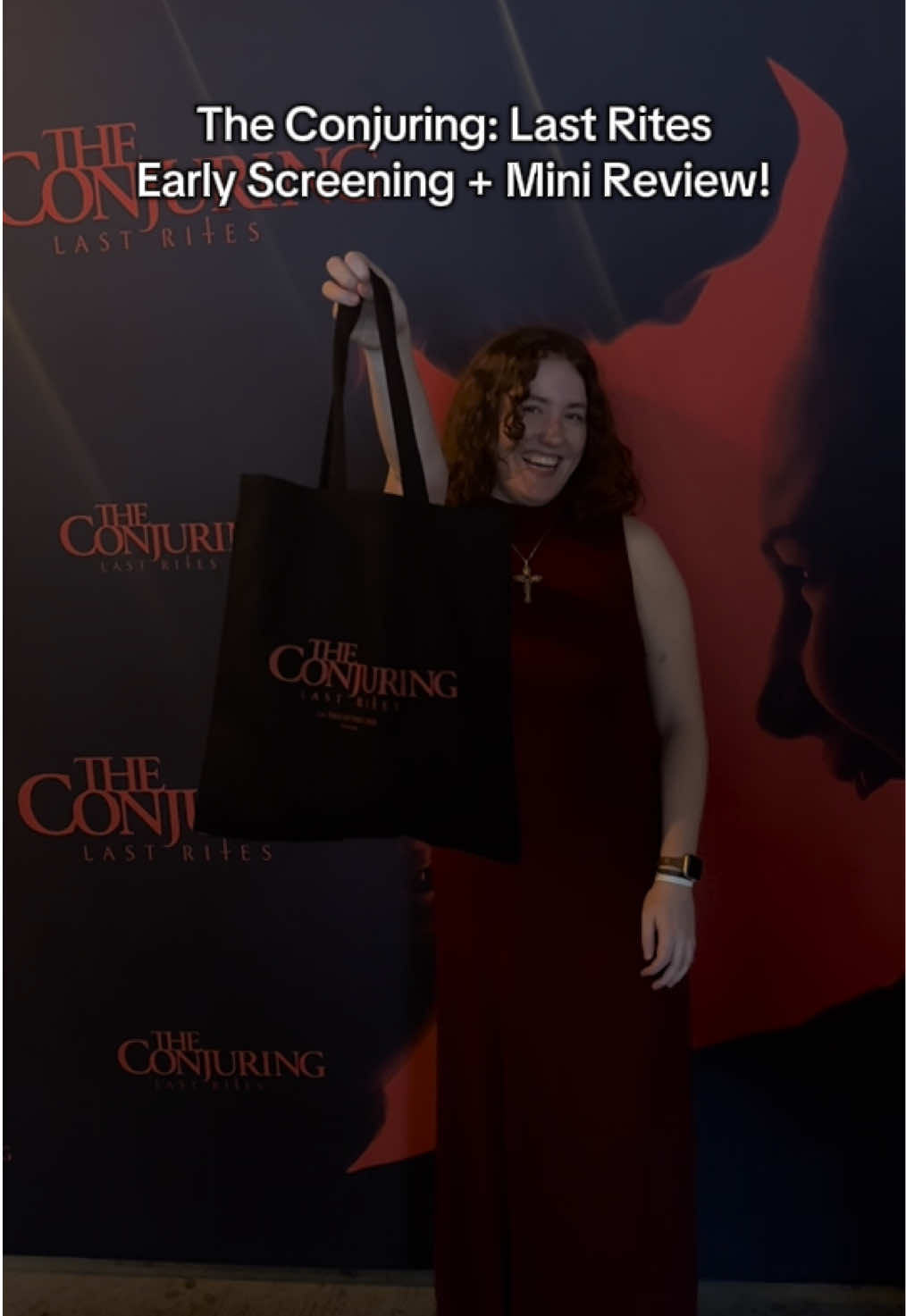Seeing mother Lorraine Warren one last time 😭 @The Conjuring @Warner Bros. #fyp #filmtok #theconjuringlastrites #horrortok #WBInvited  
