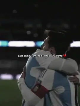 messi last match 💔 -Even for the last he got man of the match this is the greatest player  💙❤️ #argentina #messi #football #fyp 