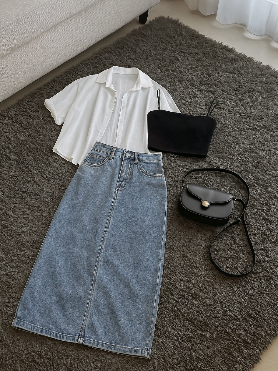 outfits one set Korean style #outfitwanita #koreanstyle #outfit #fyppppppppppppppppppppppp #fypシ゚viral🖤tiktok 