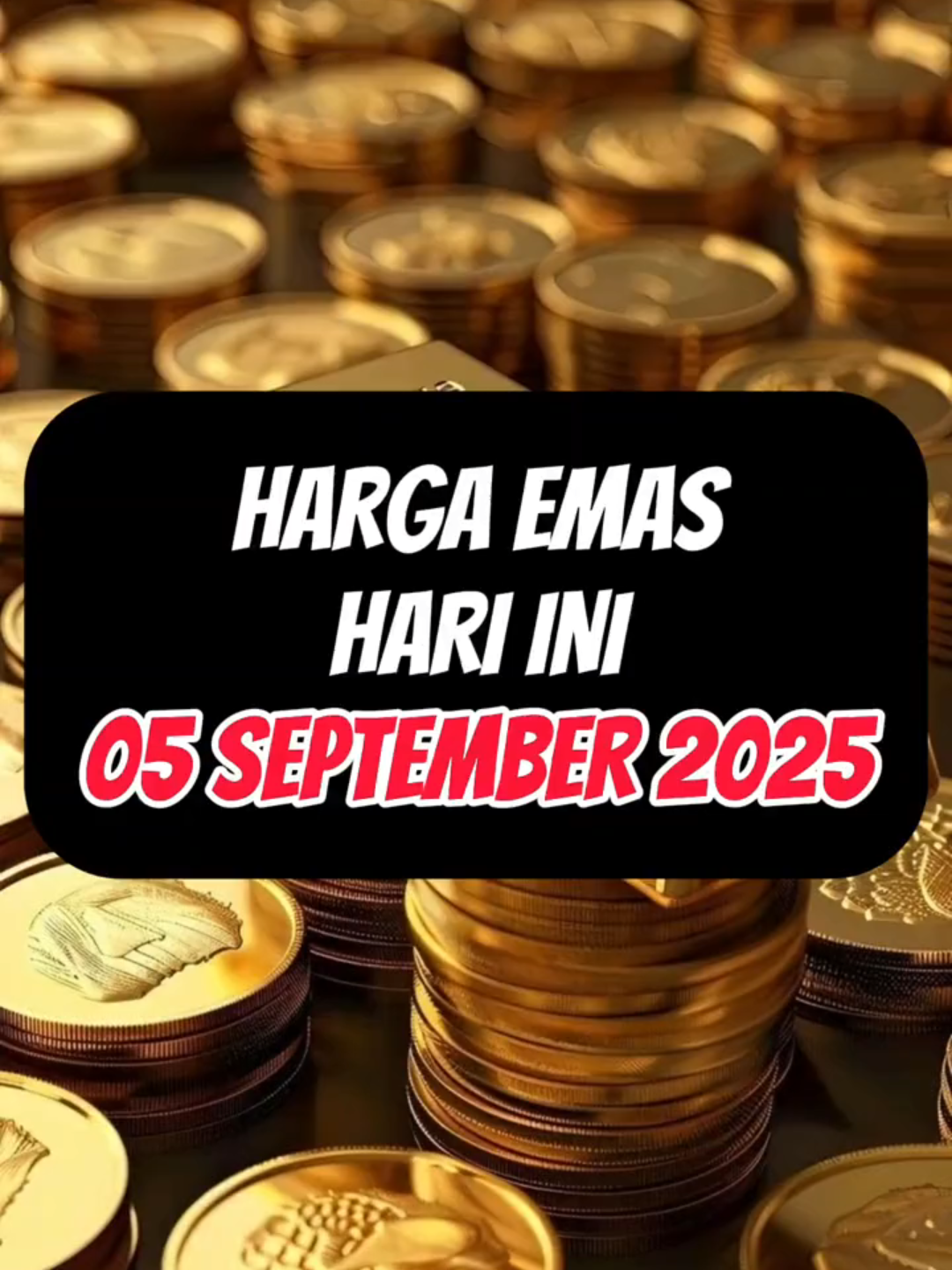 Update harga emas terbaru tanggal 5 September 2025 #hargaemashariini #update #terbaru #hariini