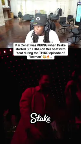 Kai Cenat was VIBING when Drake started SPITTING on this beat with Yeat during the THIRD episode of “Iceman”😳🔥… #kaicenat #drake #yeat #iceman 