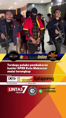 Sejumlah terduga pelaku pembakaran kantor DPRD Kota Makassar kini mulai terungkap. Aparat kepolisian bergerak cepat melakukan penyelidikan untuk mengusut tuntas aksi yang menimbulkan kerugian besar serta merugikan masyarakat luas. #makassar #demomakassar #dprdmakassar #fyp 