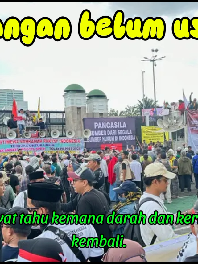 Rakyat berduka#DPR menari#rakyat tuntut keadilan#