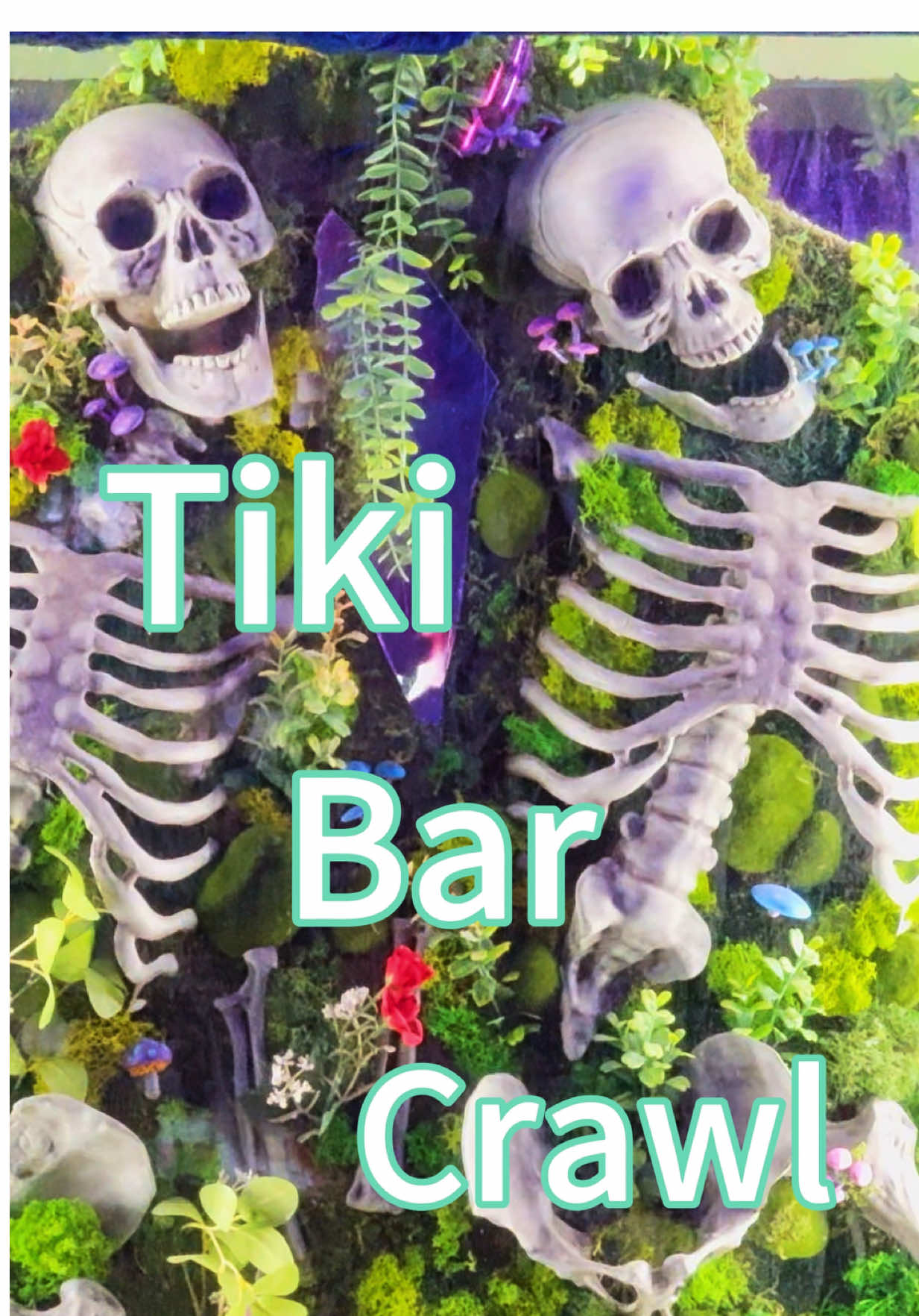 Houston Tiki Bar Crawl 🍹 Hidden Bars & Mocktails #tiki #tikibar #speakeasybar #houston #montrose 