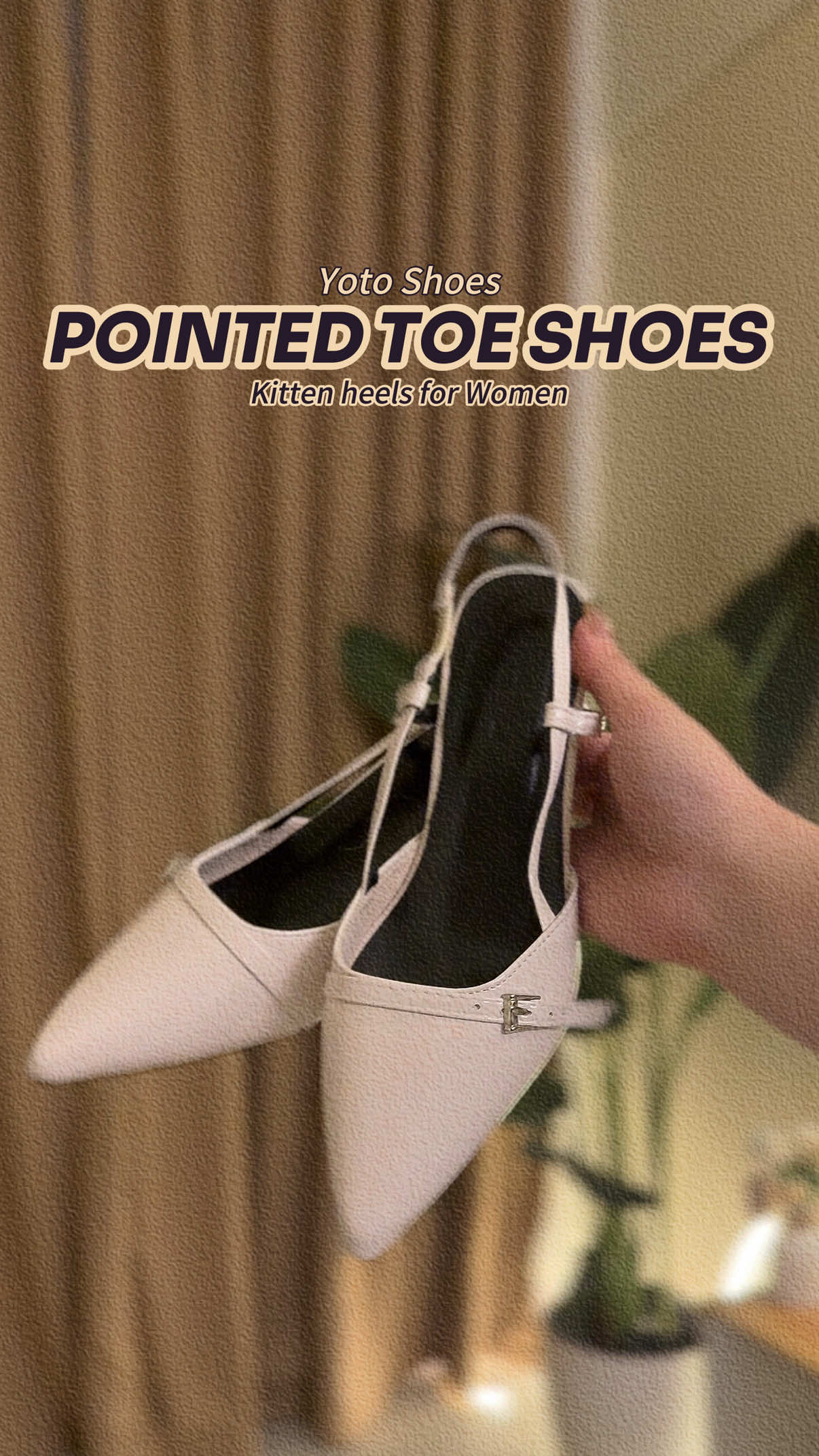 Pointed shoe/kitten heels for women na pwedeng pang casual at formal outfit  pero very affordable💕🥿👠  #yotoshoes #kittenheels #pointedheels #heels #formaloutfit  