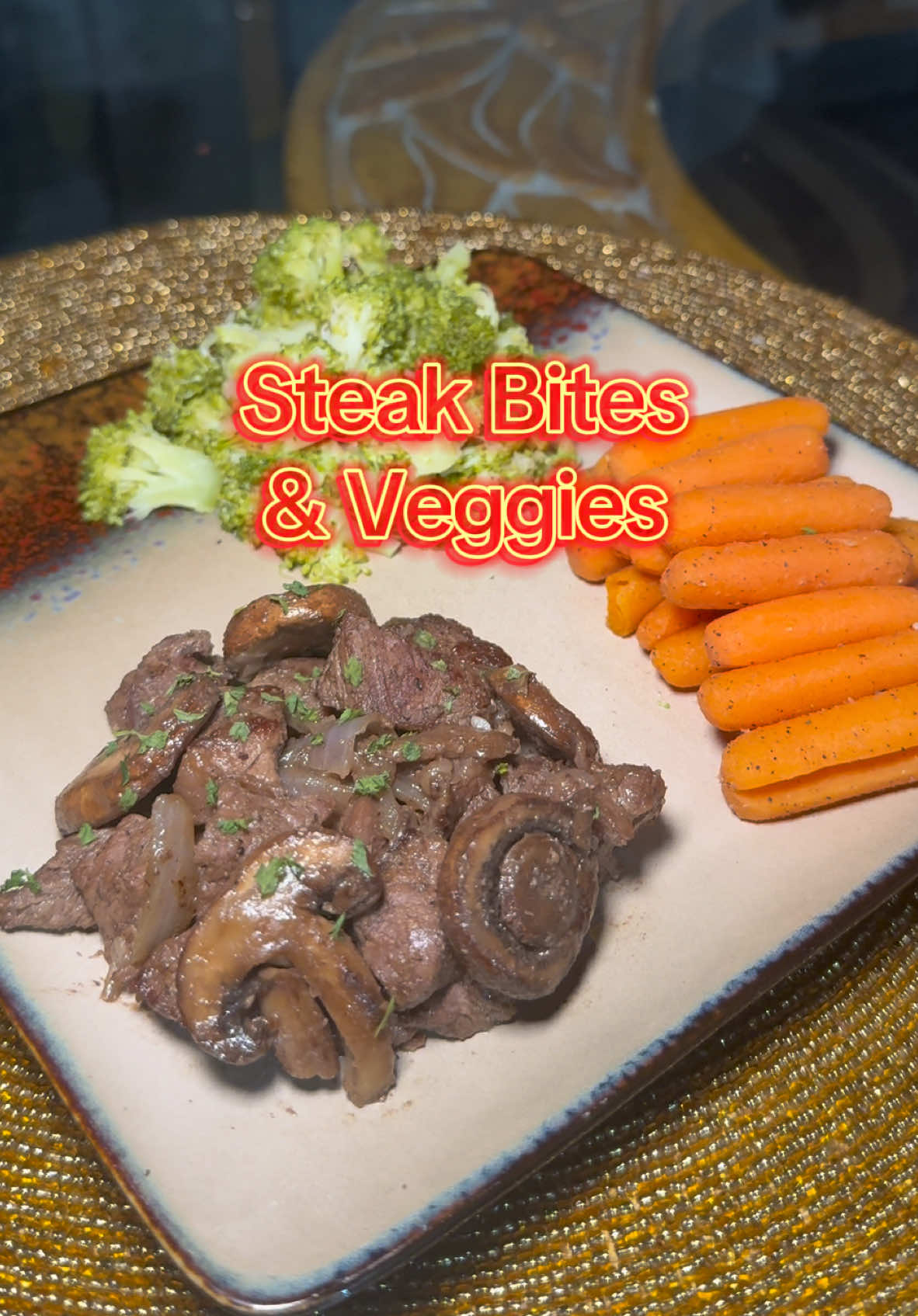 Want a healthy meal that’s quick, easy to make, & that leaves you full pt 1 Steak Bites ft Broccoli & Carrots  #healthyrecipes #cooking #recipes #fypシ #fypage #healthy #DinnerIdeas #steak #EasyRecipe 