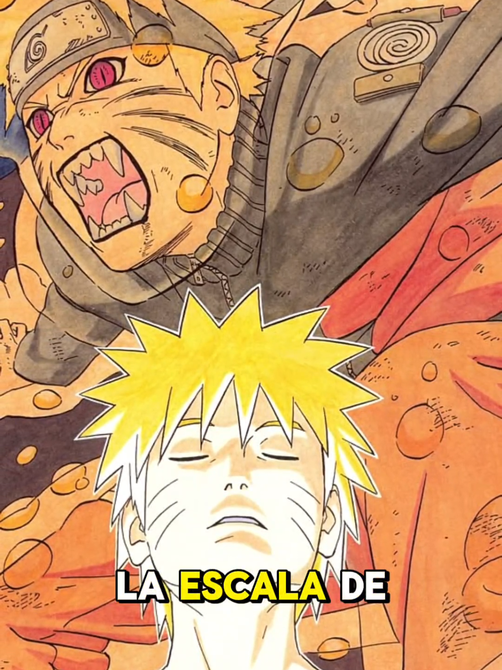 El momento que la escala de Naruto se Cago🗣🔥#naruto #boruto #manga #anime #parati 