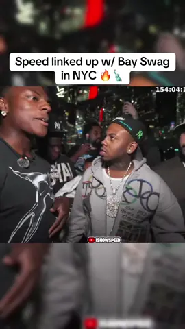 Bay gotta get him on a song #ishowspeed #bayswag #cashcobain #nyc 